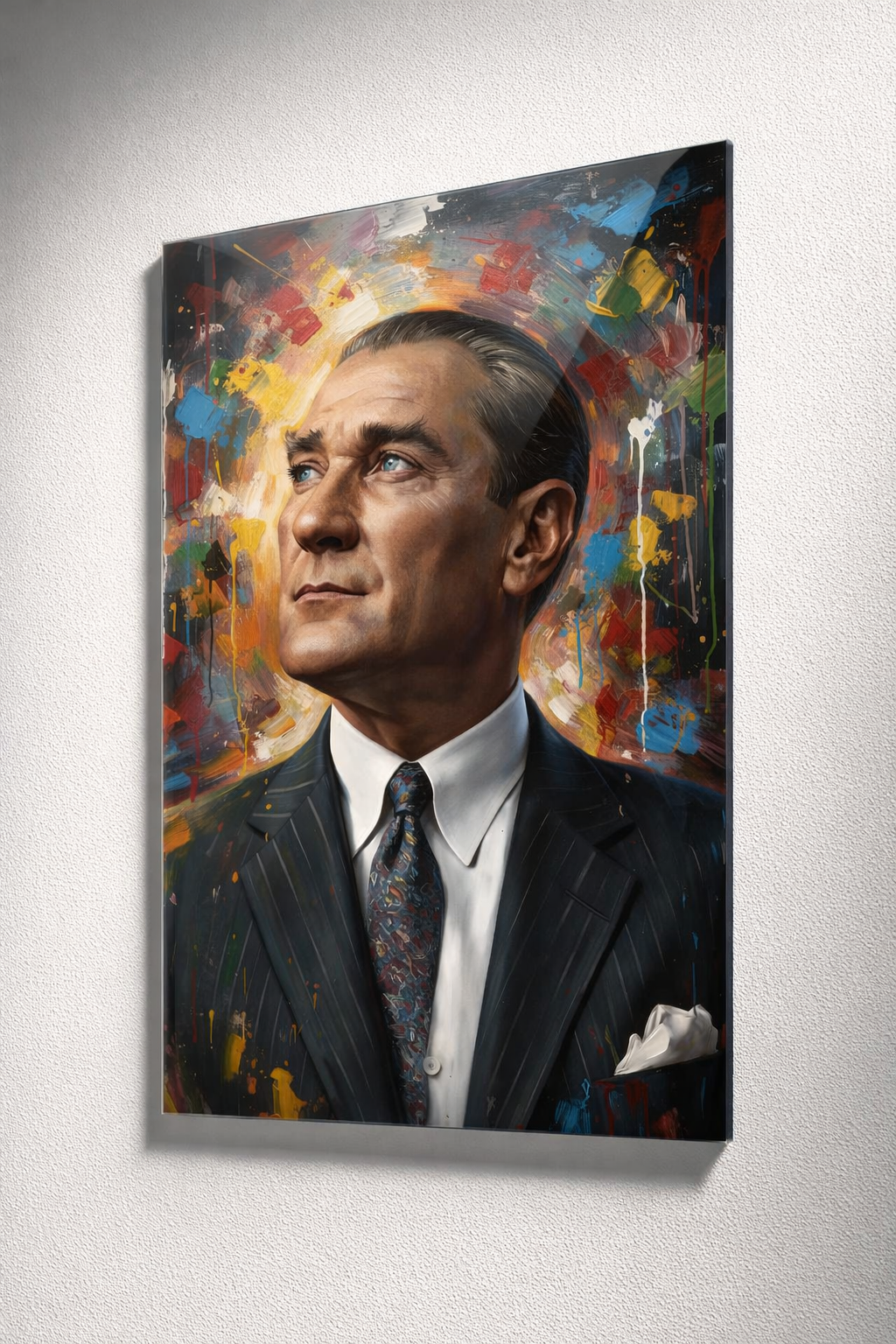 Modern Miras Atatürk Cam Tablo