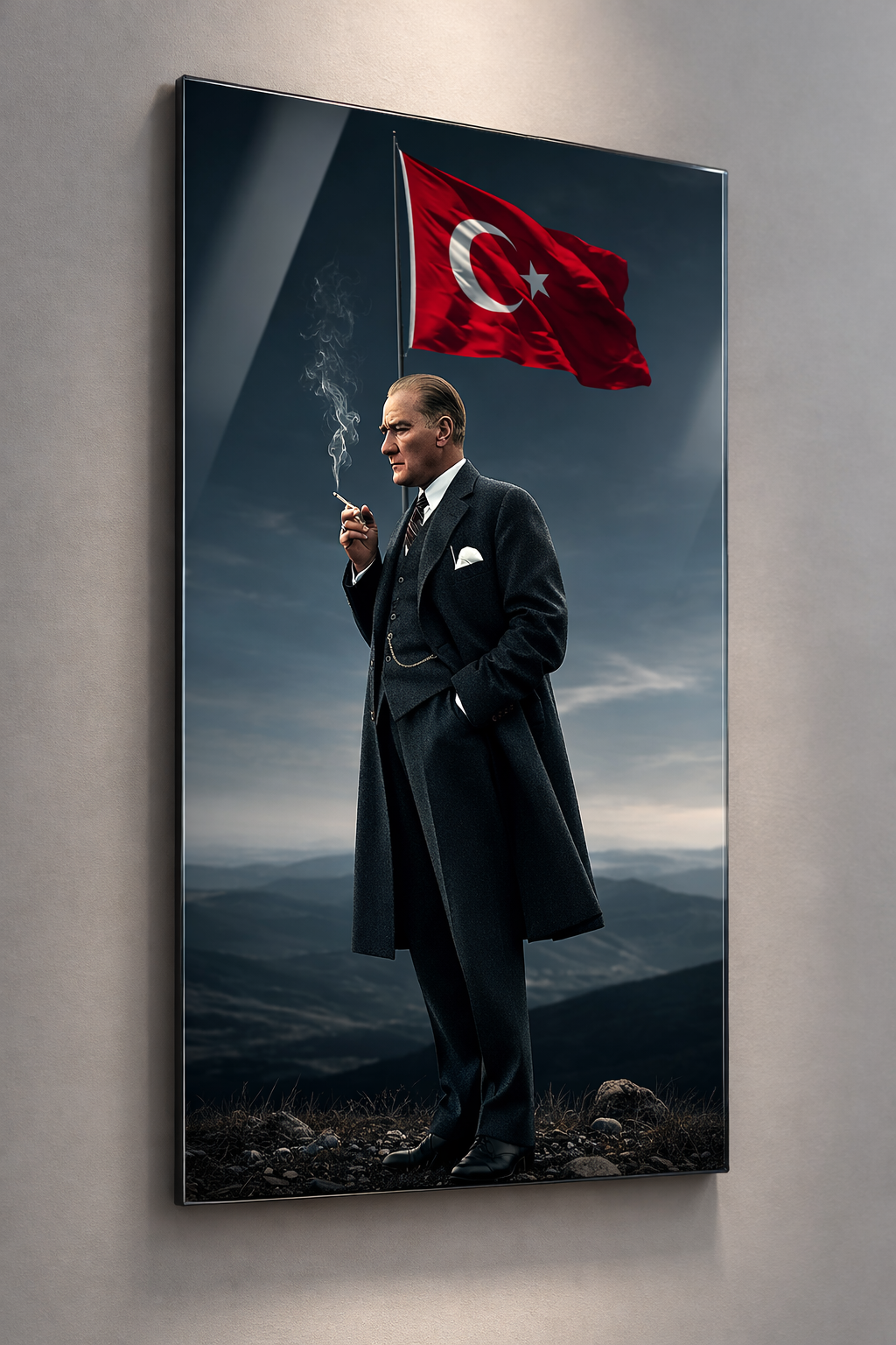 İstiklal Ufku Cam Tablo