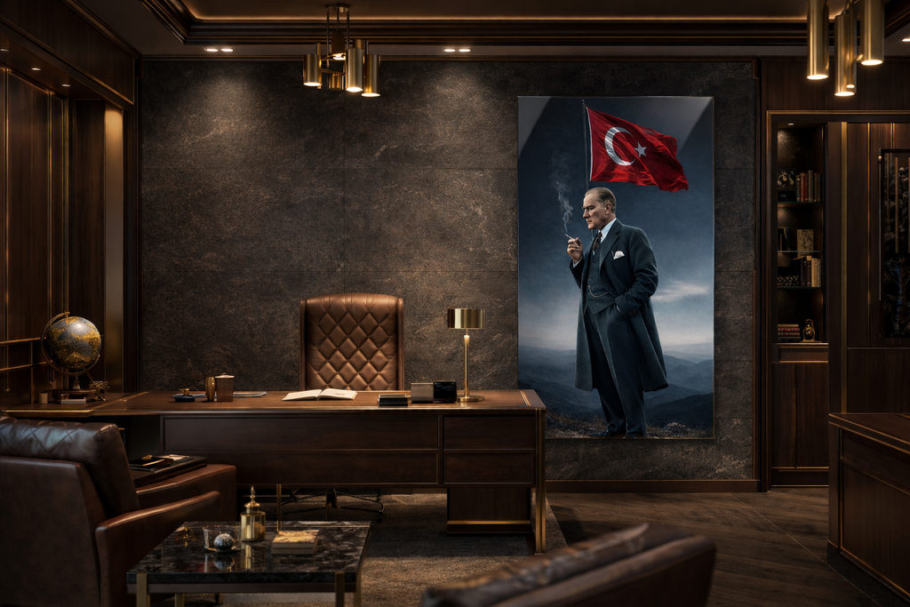 İstiklal Ufku Cam Tablo