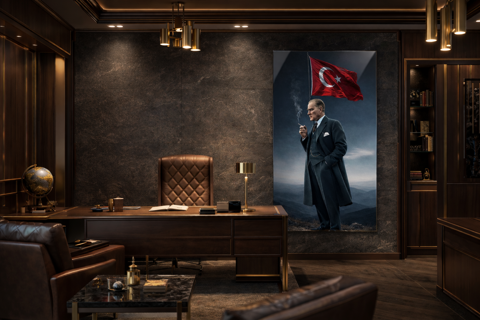 İstiklal Ufku Cam Tablo