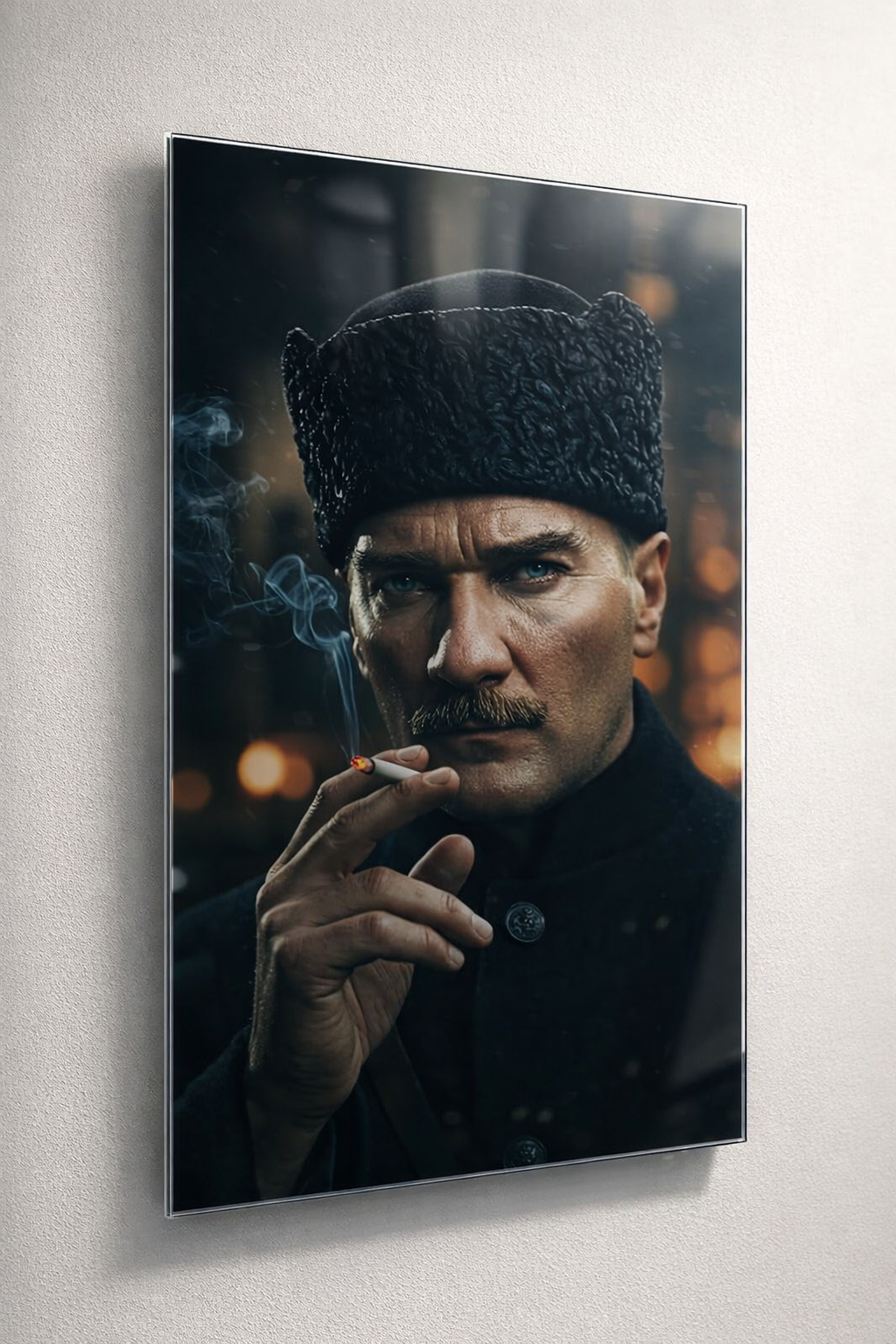 Gölge ve Karar Atatürk Cam Tablo