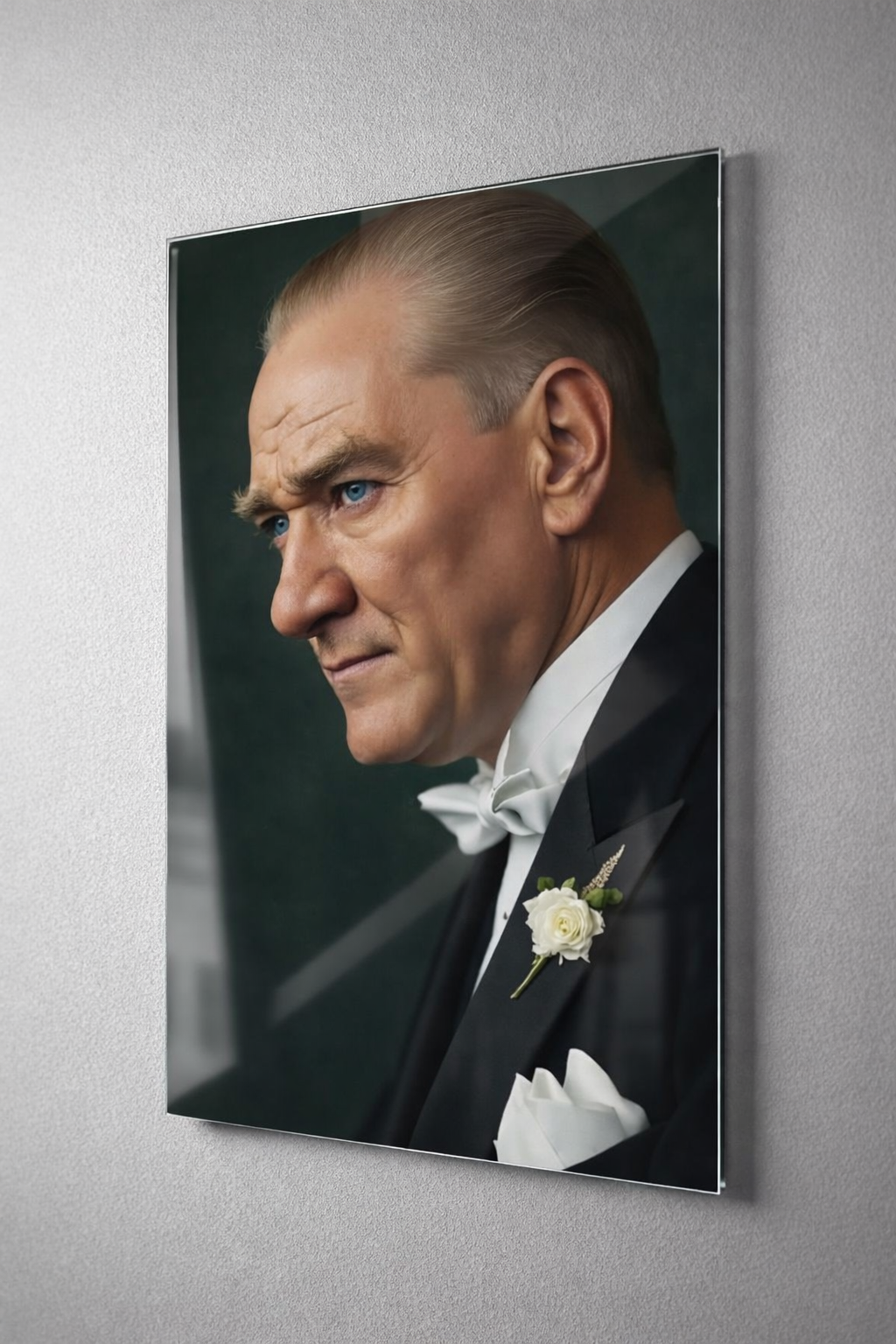 Asil Sessizlik Atatürk Cam Tablo