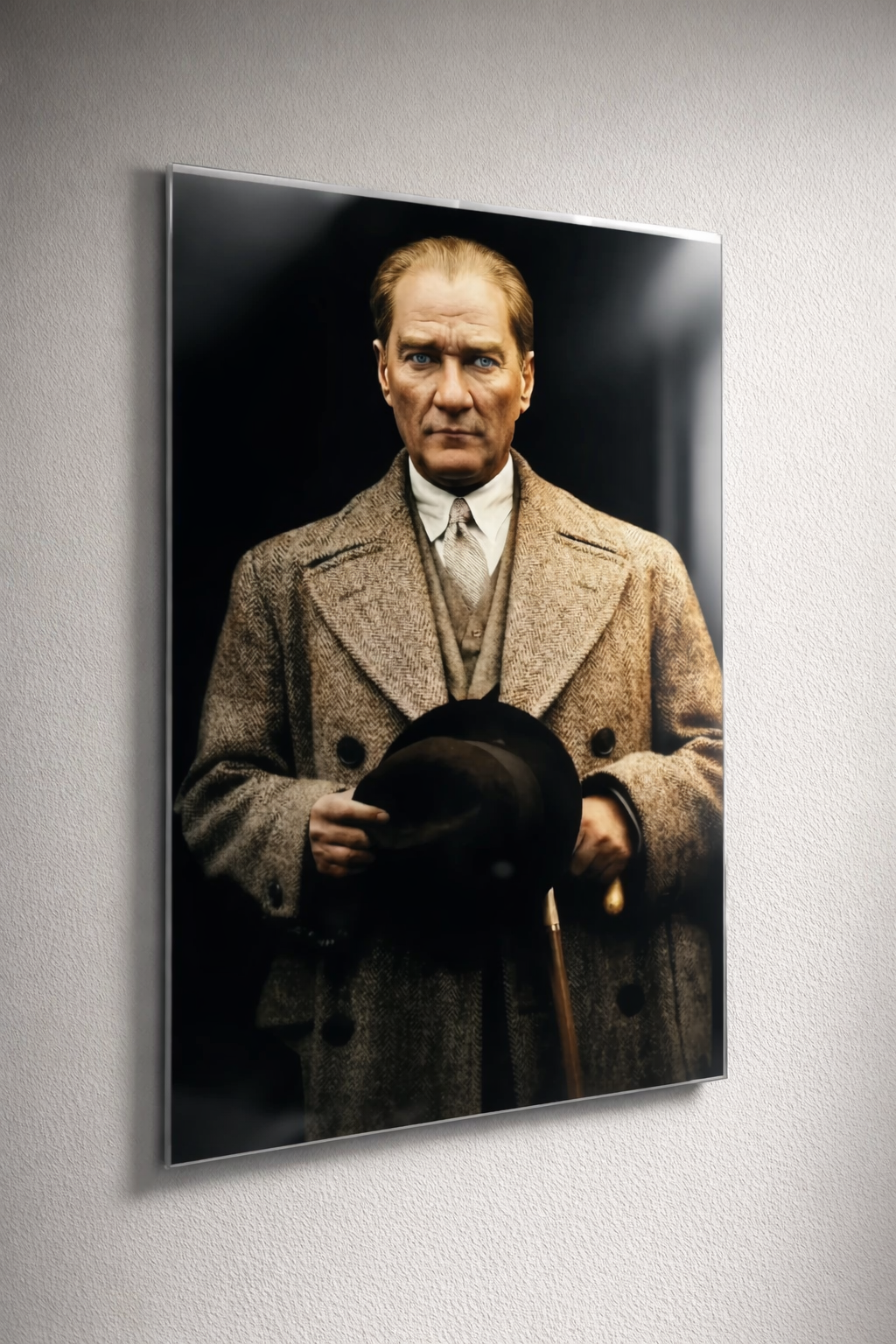 Zamansız Güç Atatürk Cam Tablo