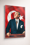Cumhuriyet Bakışı Cam Tablo