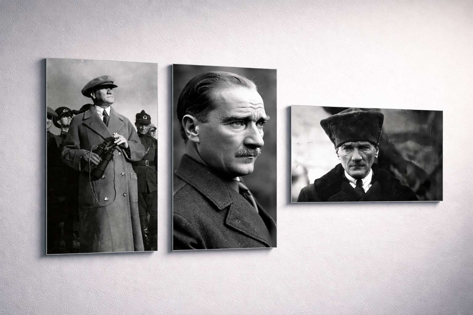 Atatürk Köşesi Triple Cam Tablo