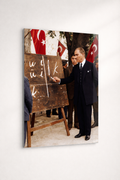 Sessiz Devrim Atatürk Cam Tablo