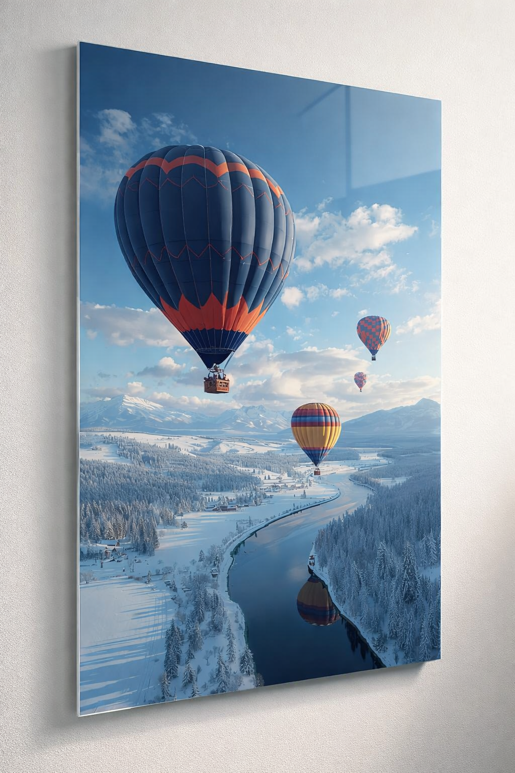 Gökyüzüne Yolculuk Cam Tablo