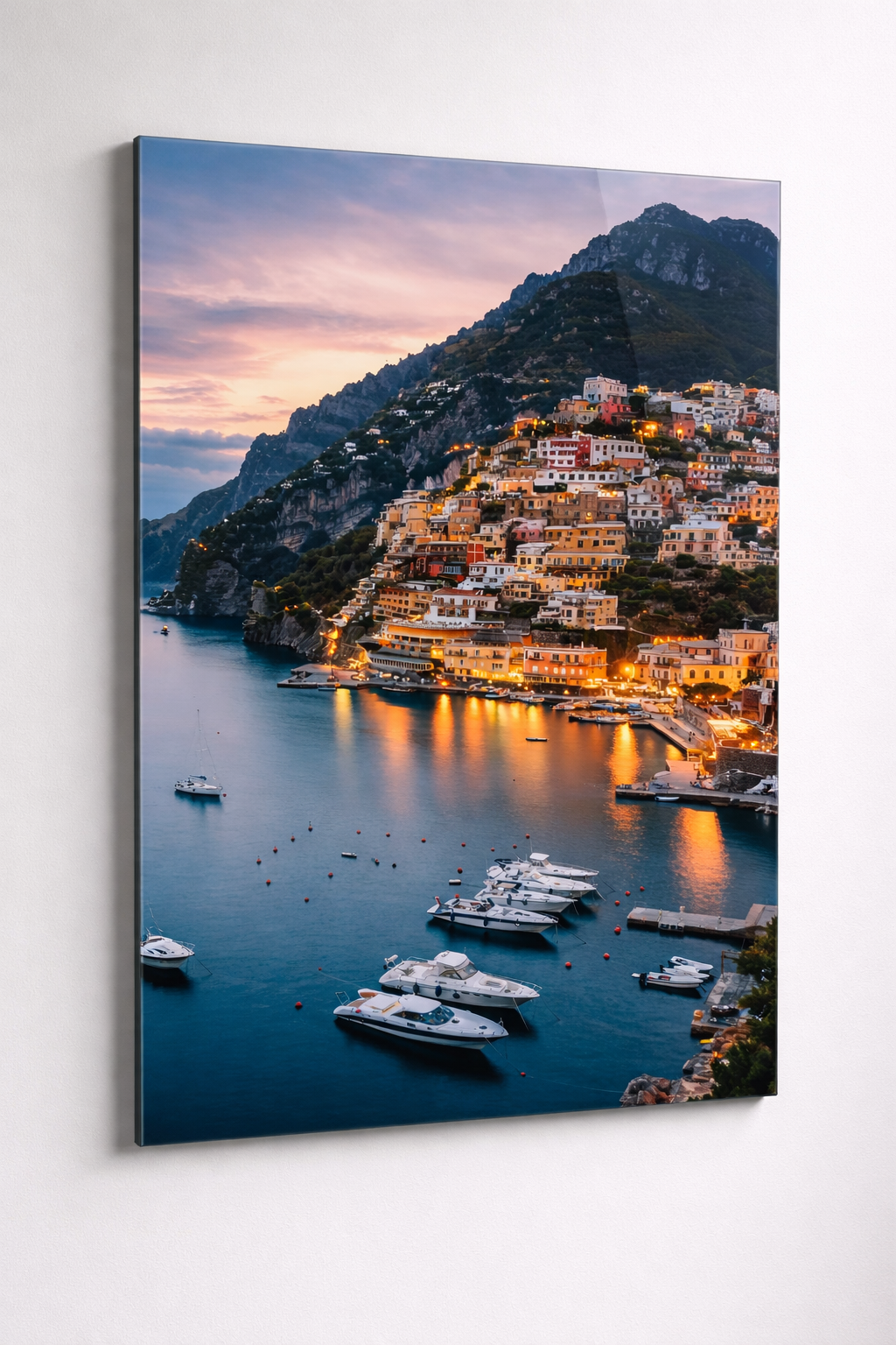 Akdeniz Akşamı Cam Tablo