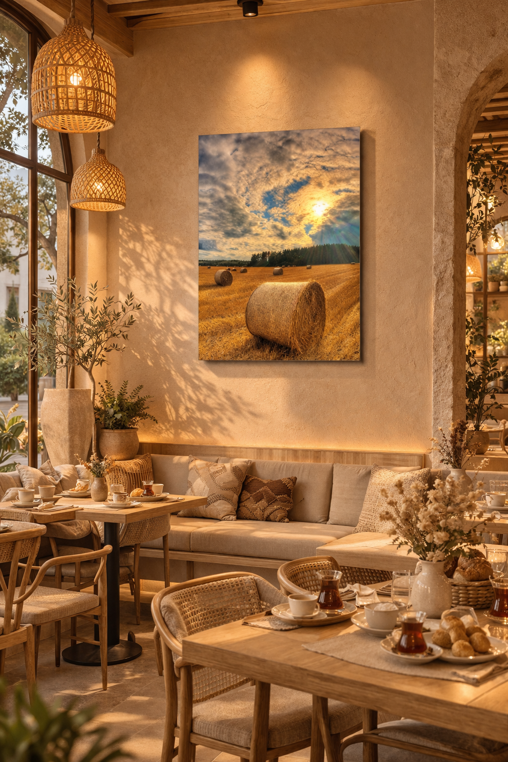 Hasat Işığı Cam Tablo