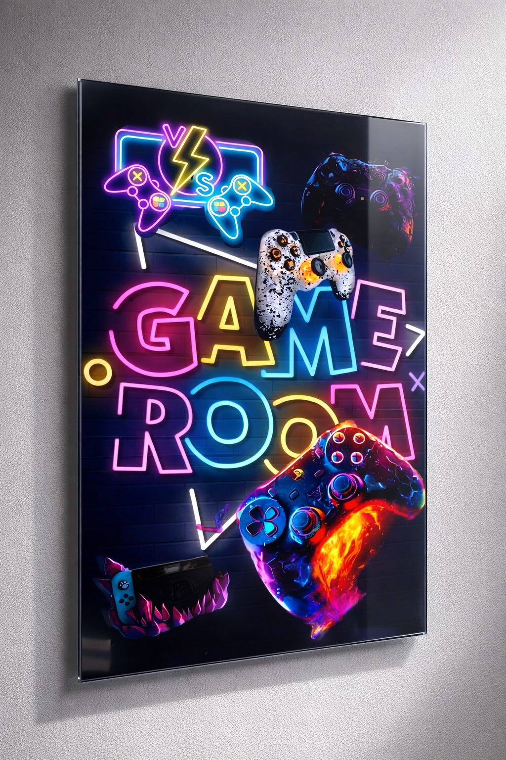 Neon Game Room Cam Tablo
