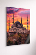 Sultanahmet Gün Batımı Cam Tablo