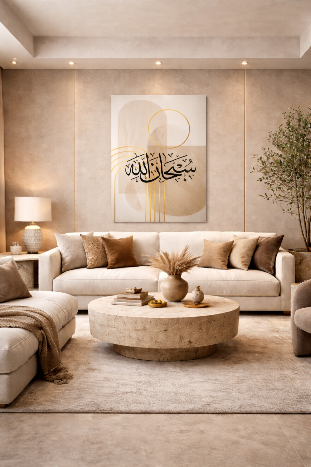 Sade Geometrik Dua Cam Tablo