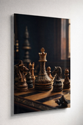 Stratejinin Altın Dengesi Cam Tablo