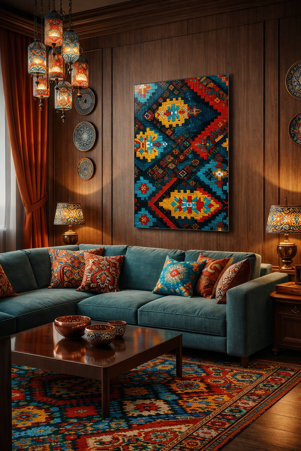 Anadolu Dokuma Cam Tablo