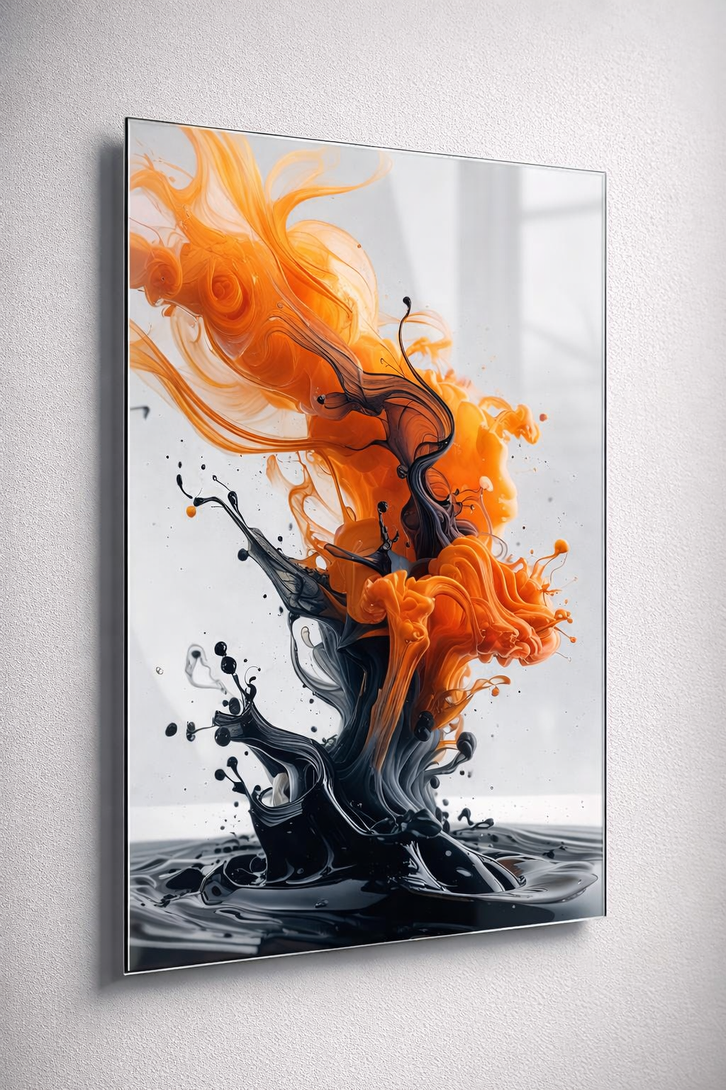 Akışın Gücü Cam Tablo