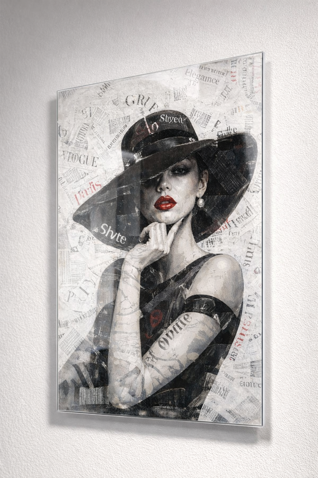 Moda İkonu Cam Tablo