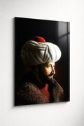 Sükûtun Hükmü Osmanlı Portre Cam Tablo