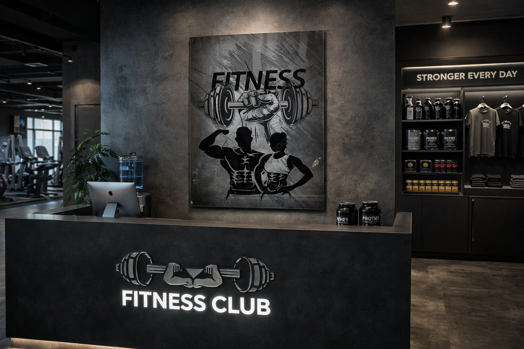 Fitness Disiplini Cam Tablo
