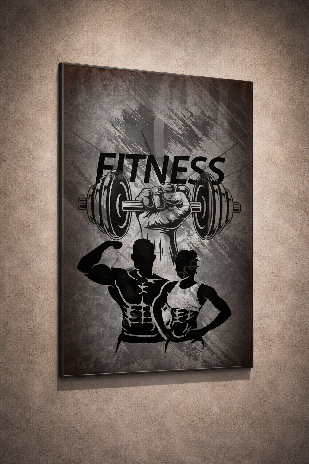 Fitness Disiplini Cam Tablo